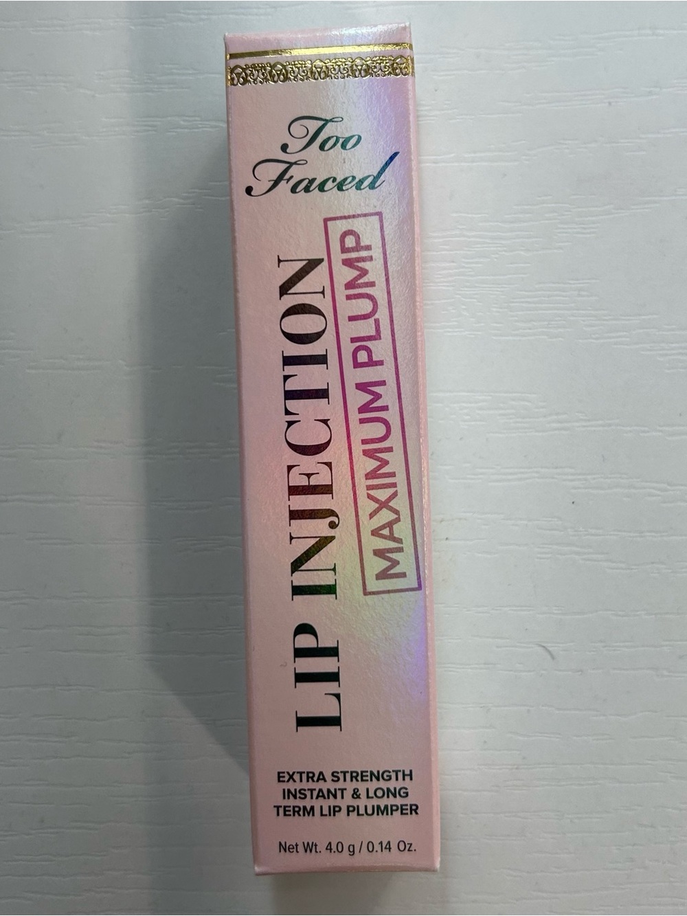 Too Faced Lip Injection Maximum Plump Lip Plumper - Light Pink Packaging